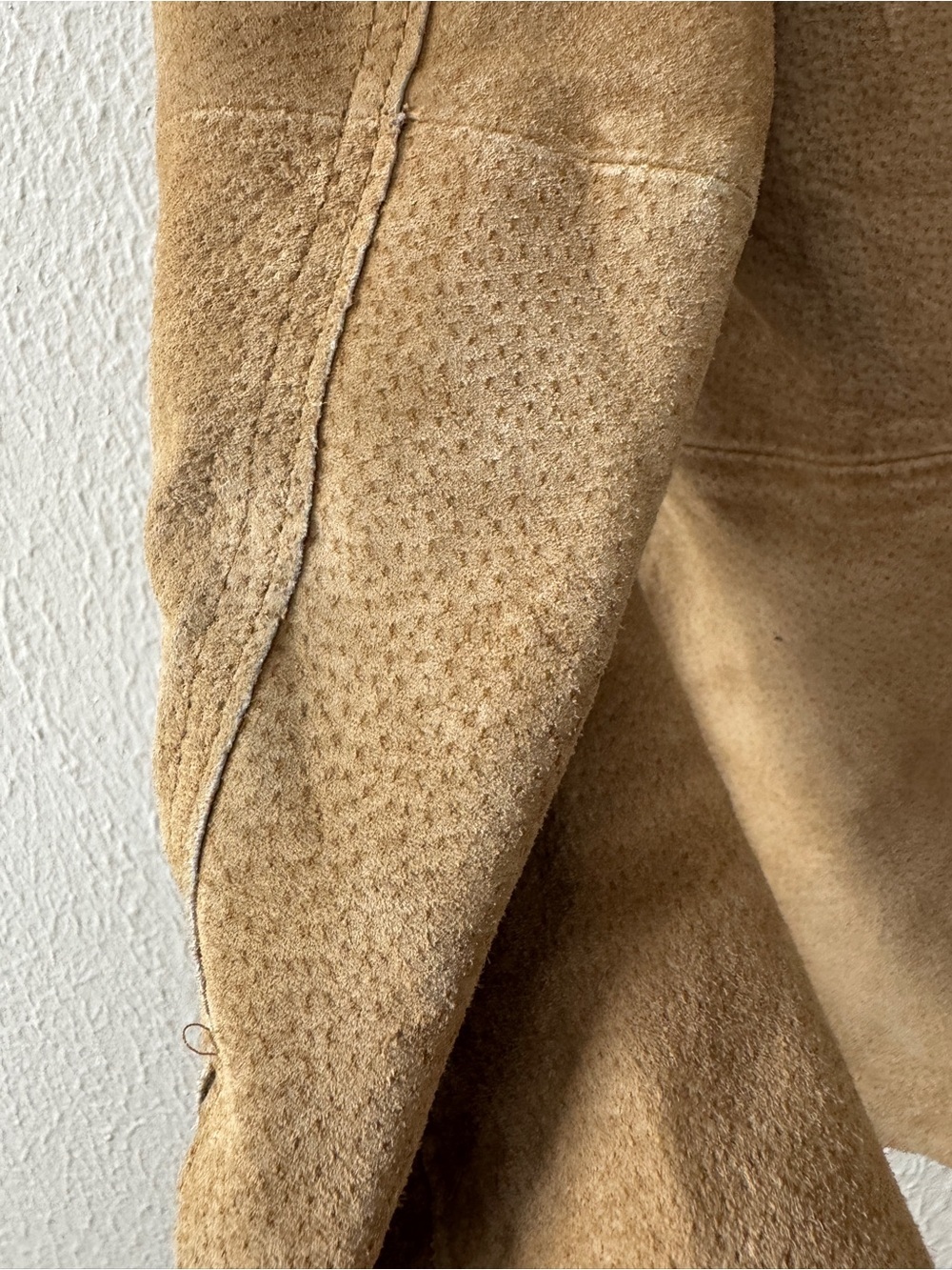 Vintage Nygard Tan Leather Button-Front Jacket - Picture 6 of 8